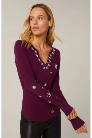 Alp N Rock Annika Henley Shirt | Purple