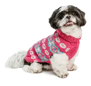 Alpaca Rose Fairisle Dog Sweater