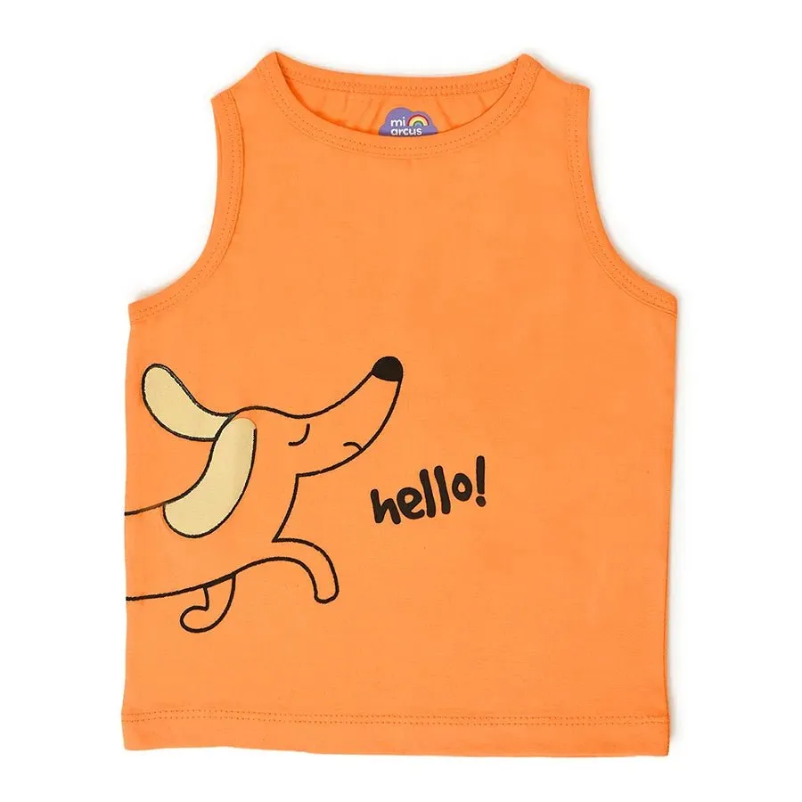 Baby Boy Smile Vest- Pack of 3