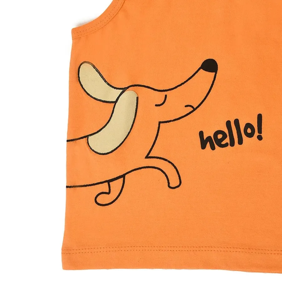 Baby Boy Smile Vest- Pack of 3