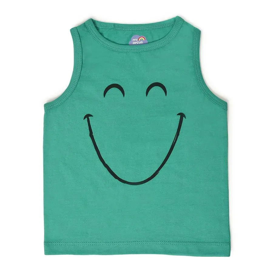 Baby Boy Smile Vest- Pack of 3