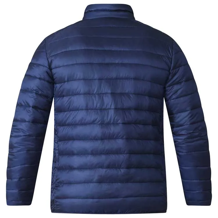D555 Duke Bastian Faux Down Round Neck Puffa Jacket K