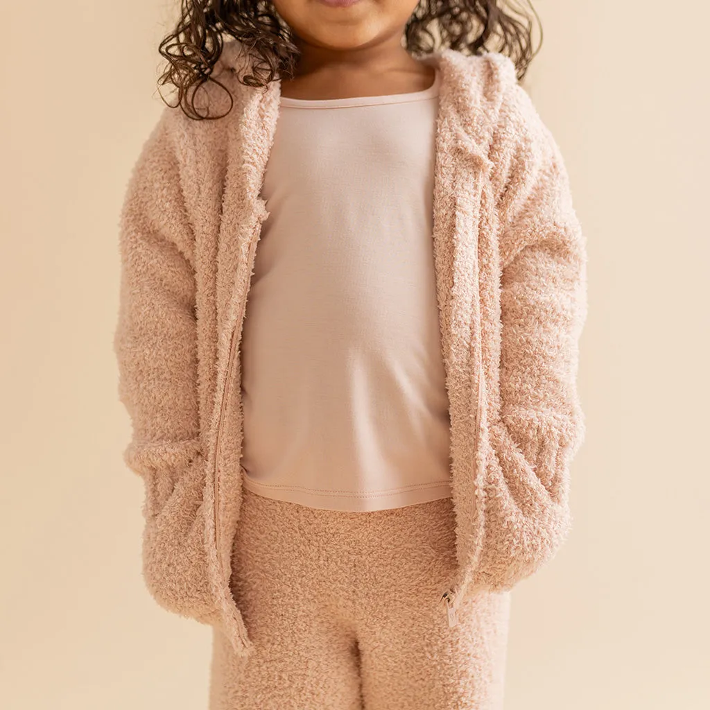 Dusty Blush Cuddle Zip Hoodie