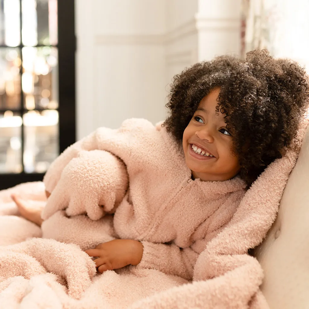 Dusty Blush Cuddle Zip Hoodie