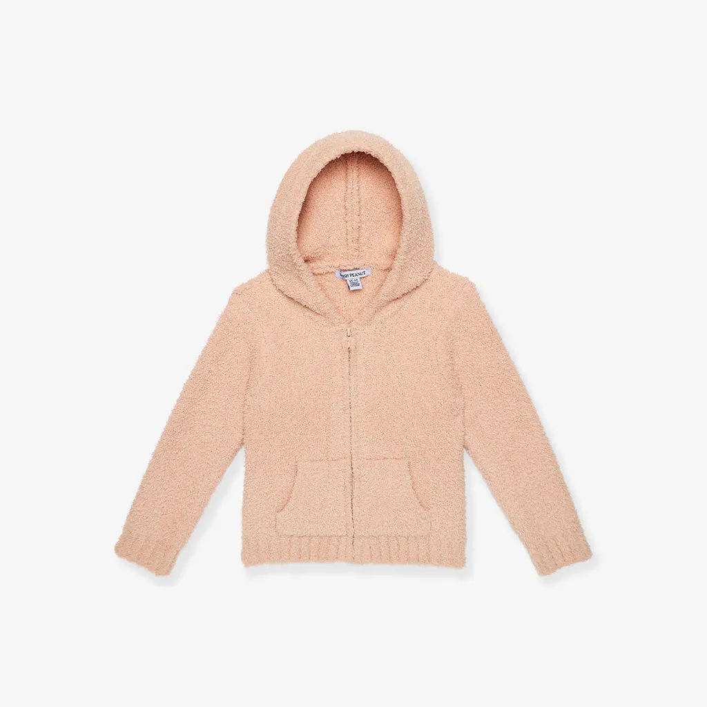 Dusty Blush Cuddle Zip Hoodie