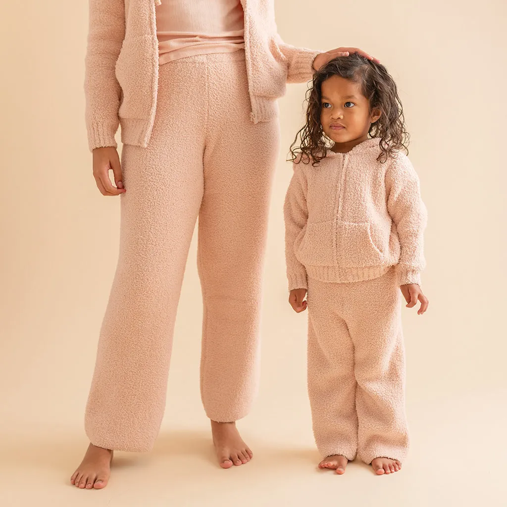 Dusty Blush Cuddle Zip Hoodie
