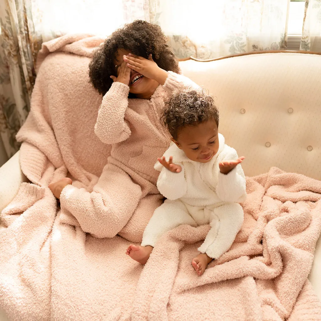 Dusty Blush Cuddle Zip Hoodie