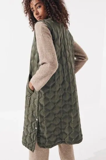 Elvina Quilted Down Waistcoat