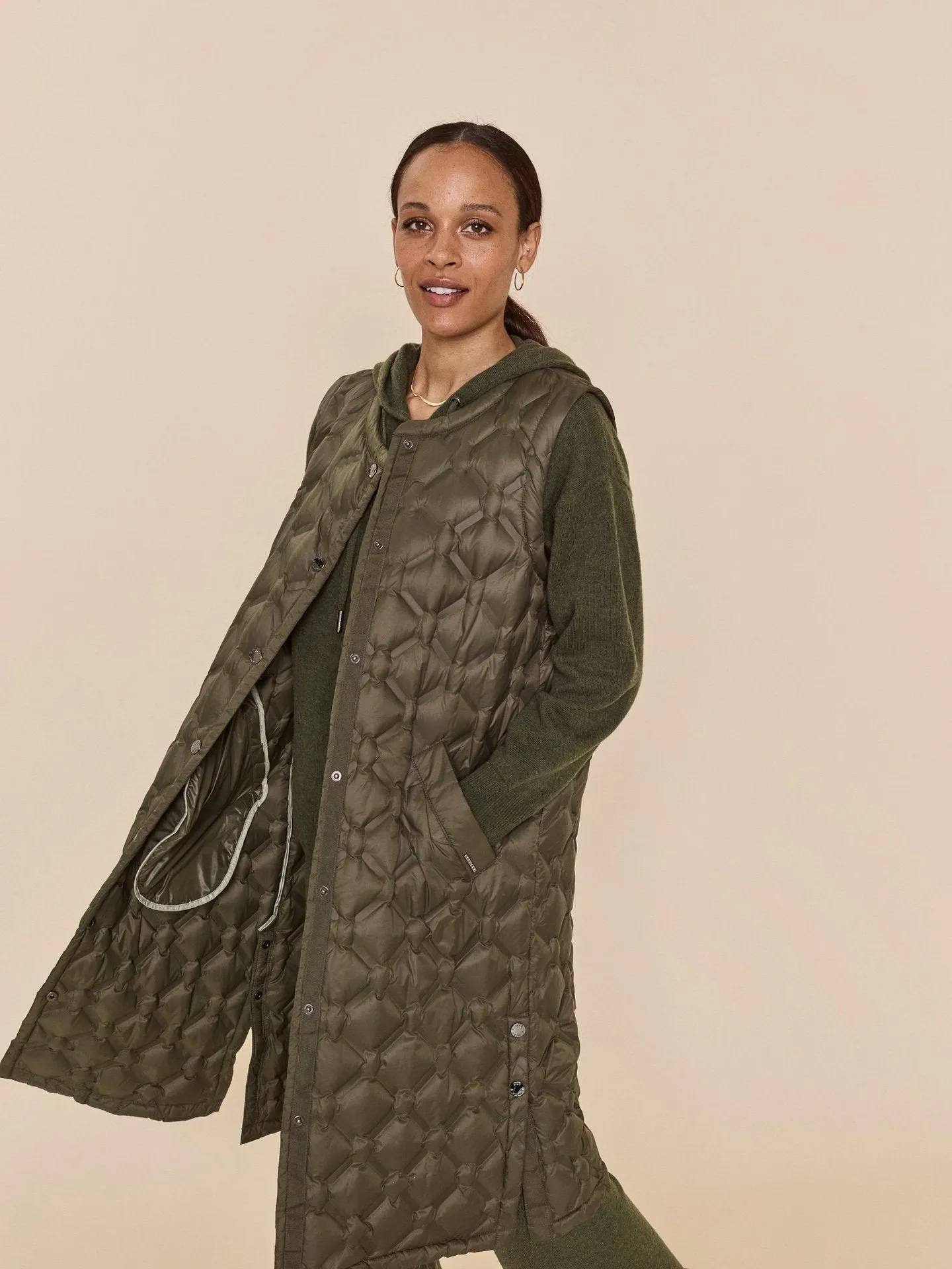Elvina Quilted Down Waistcoat