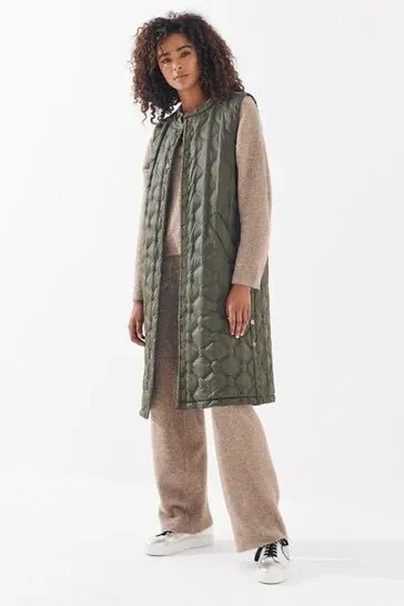 Elvina Quilted Down Waistcoat