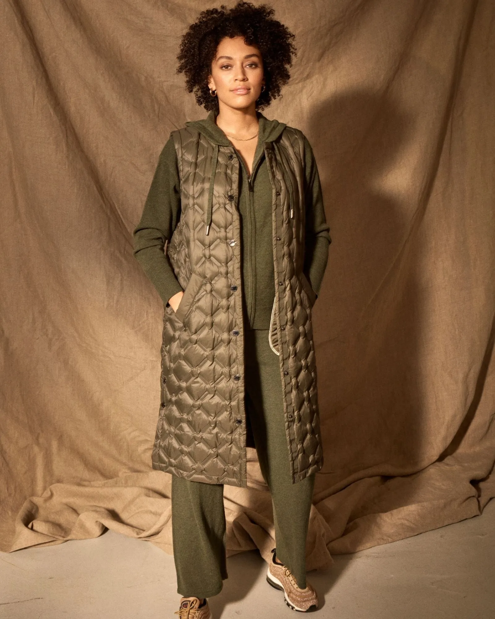 Elvina Quilted Down Waistcoat