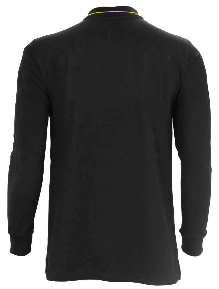 First Class Long Sleeve Polycotton Tactical Stripe Polo Shirts