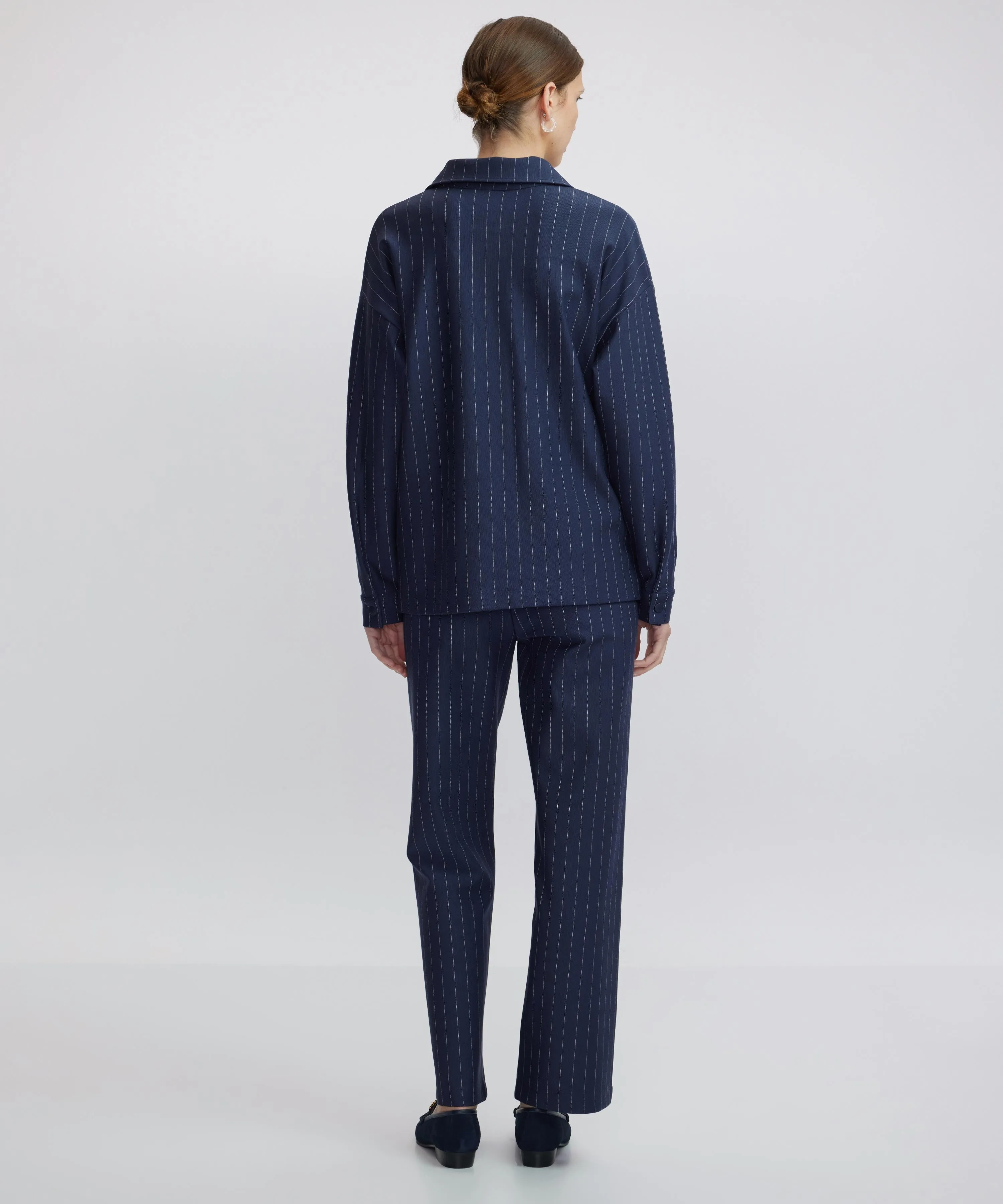 Ipekyol Striped Shirt Navy