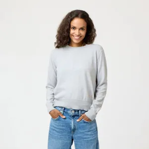 Kerri Rosenthal Patchwork Cotton Pullover, Silver Fox