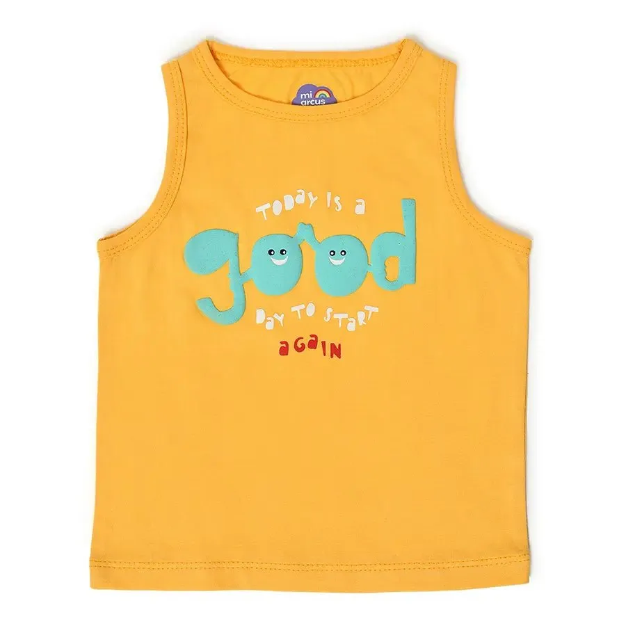 Kids Printed Vest - Pack of 2