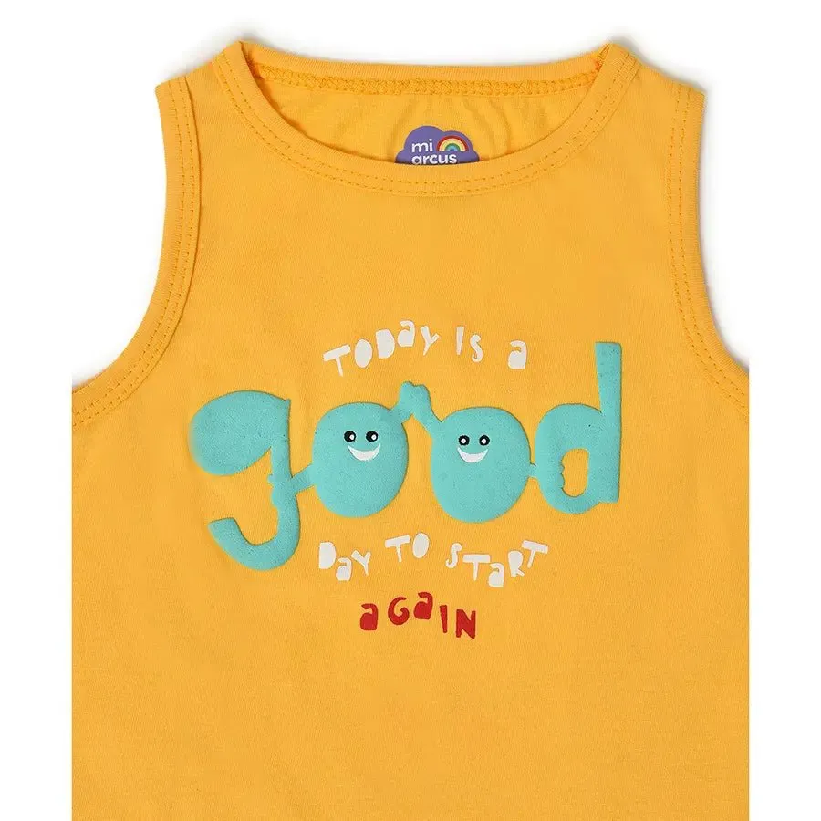 Kids Printed Vest - Pack of 2
