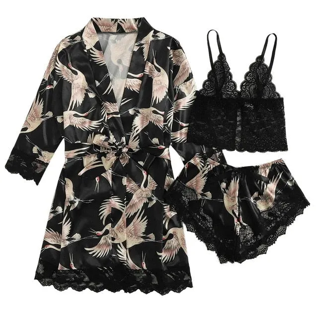 Lace Summer Robe Sleepwear