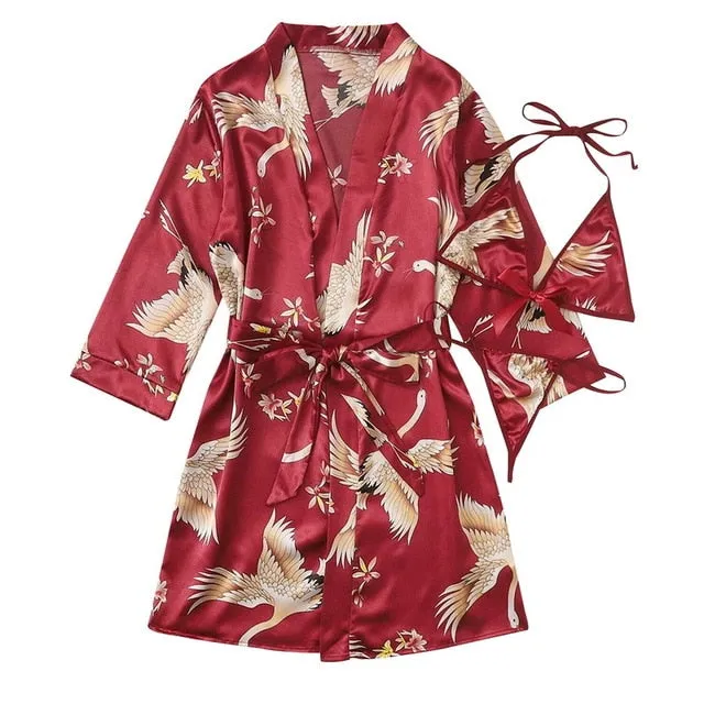 Lace Summer Robe Sleepwear