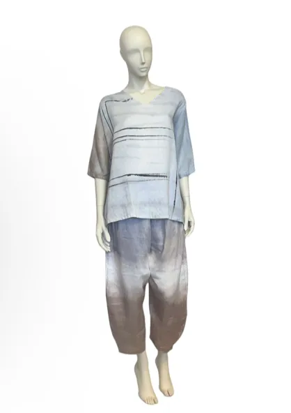 Linen Cropped Pant