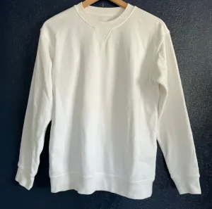 Lululemon White Crewneck Pullover Sweater