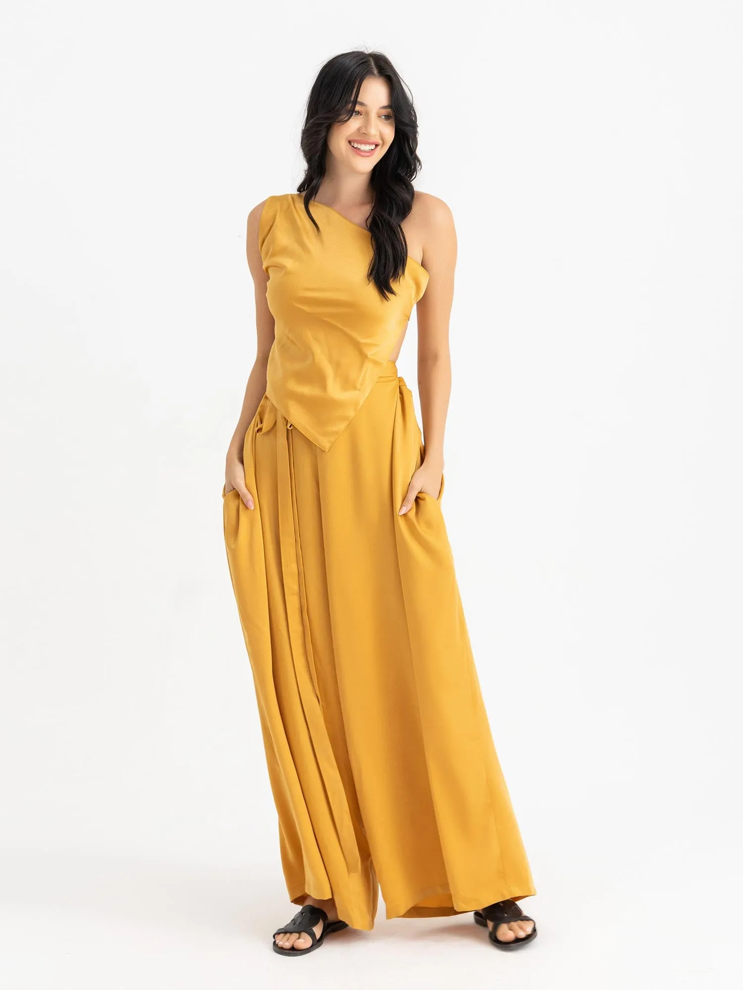 Magic Linen Relaxed Pants - Kei Dress