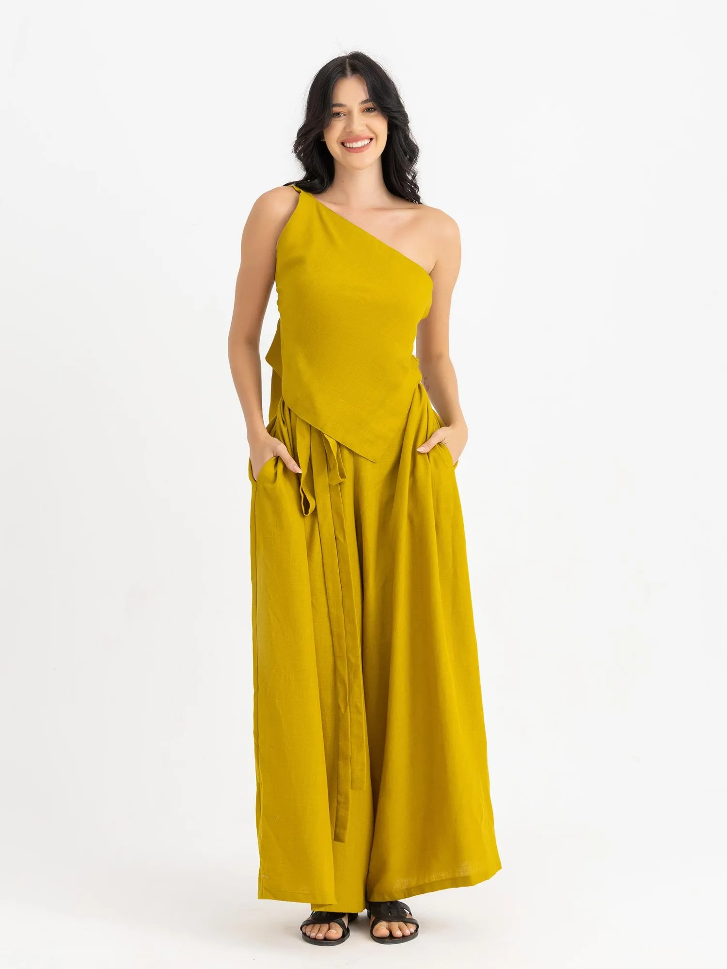 Magic Linen Relaxed Pants - Kei Dress