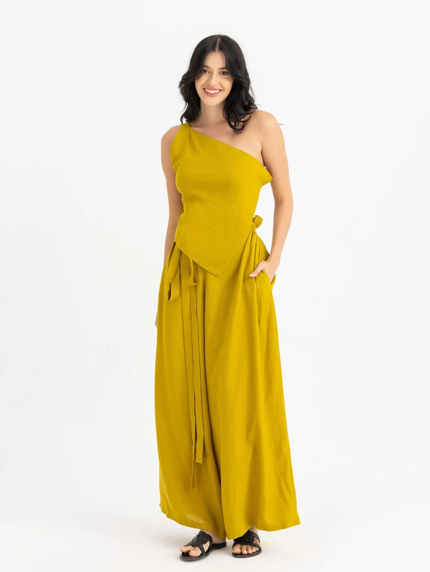 Magic Linen Relaxed Pants - Kei Dress