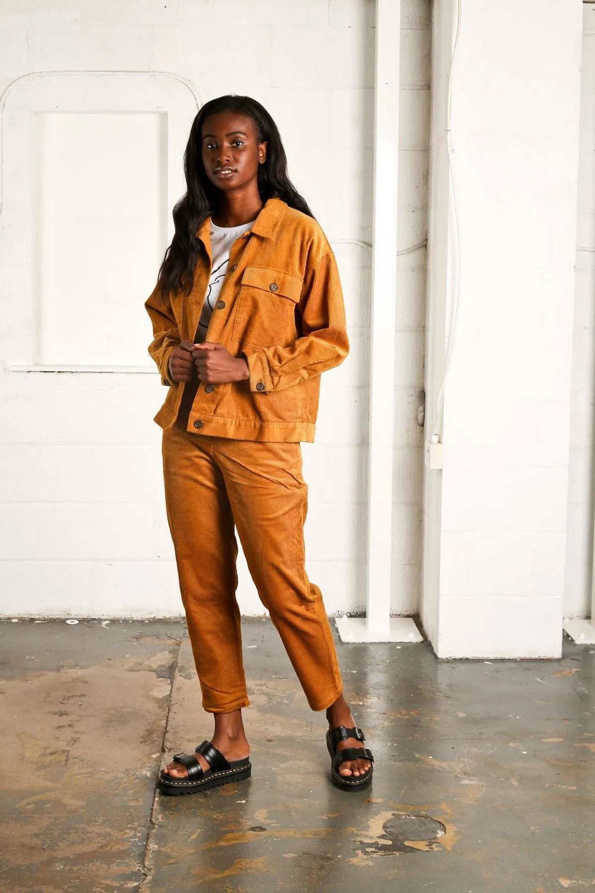 Manchester Cord Jacket - Mustard