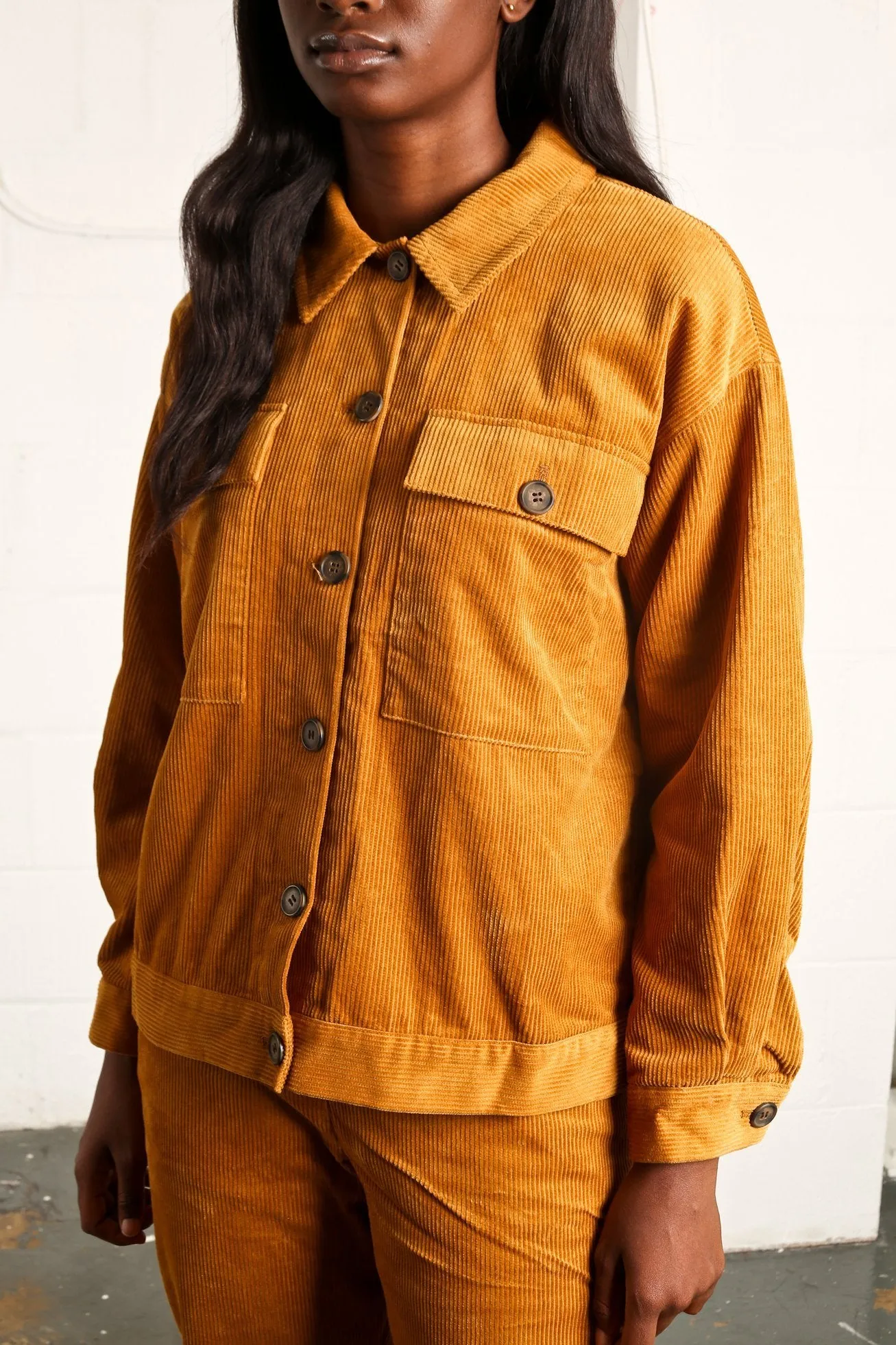 Manchester Cord Jacket - Mustard