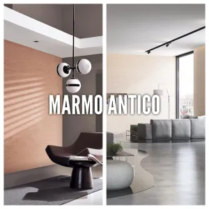 MARMO ANTICO - Mineral Lime Textured Grain Plaster by San Marco