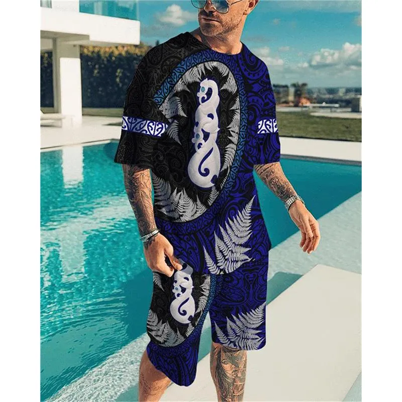 MEN'S BREATHABLE QUICK-DRYING SHORTS SHORT-SLEEVED T-SHIRT CASUAL SUIT 81620571YM