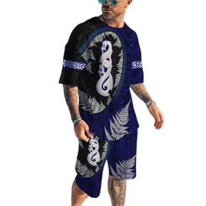 MEN'S BREATHABLE QUICK-DRYING SHORTS SHORT-SLEEVED T-SHIRT CASUAL SUIT 81620571YM