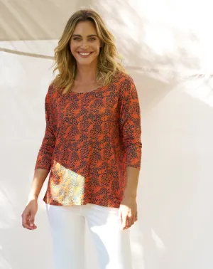Milan Top - Animal Print
