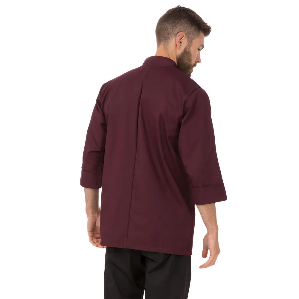 MOROCCO CHEF COAT - Merlot