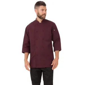 MOROCCO CHEF COAT - Merlot