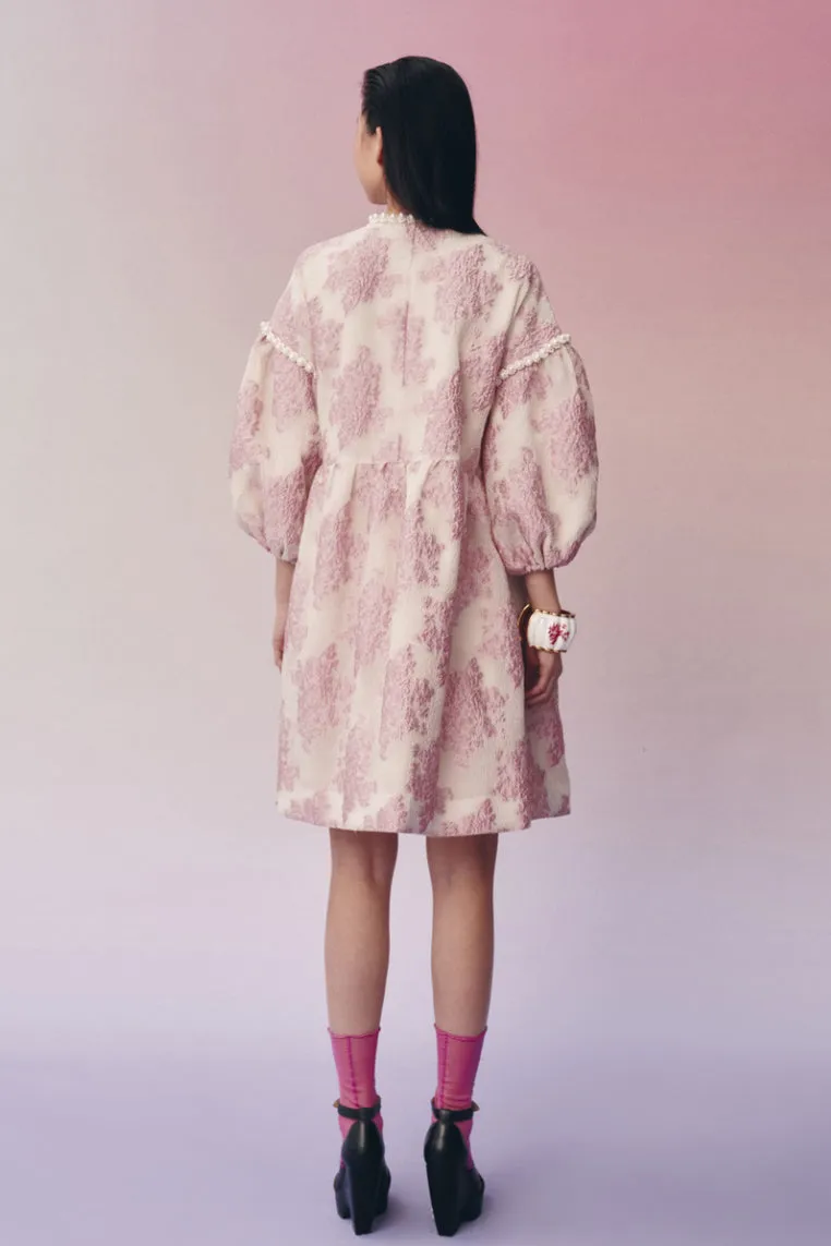 Mukzin | Lotus Pink Puff Mini Dress