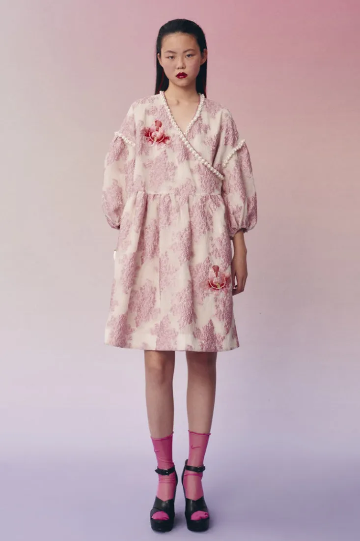 Mukzin | Lotus Pink Puff Mini Dress