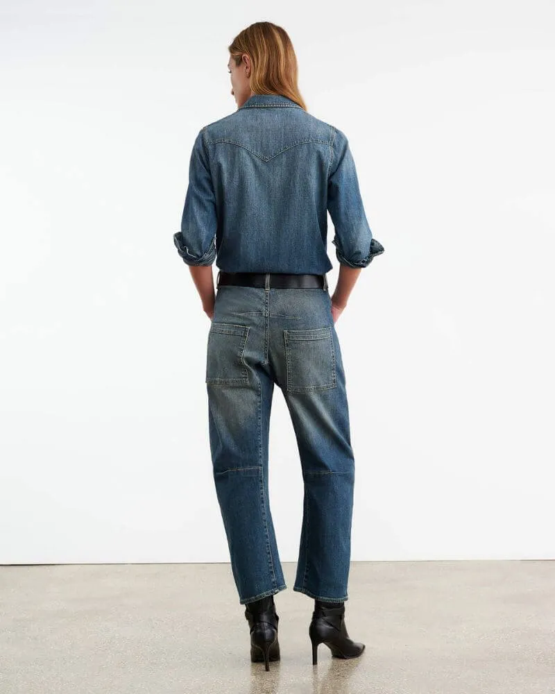 Nili Lotan - Shon Pant in Classic denim