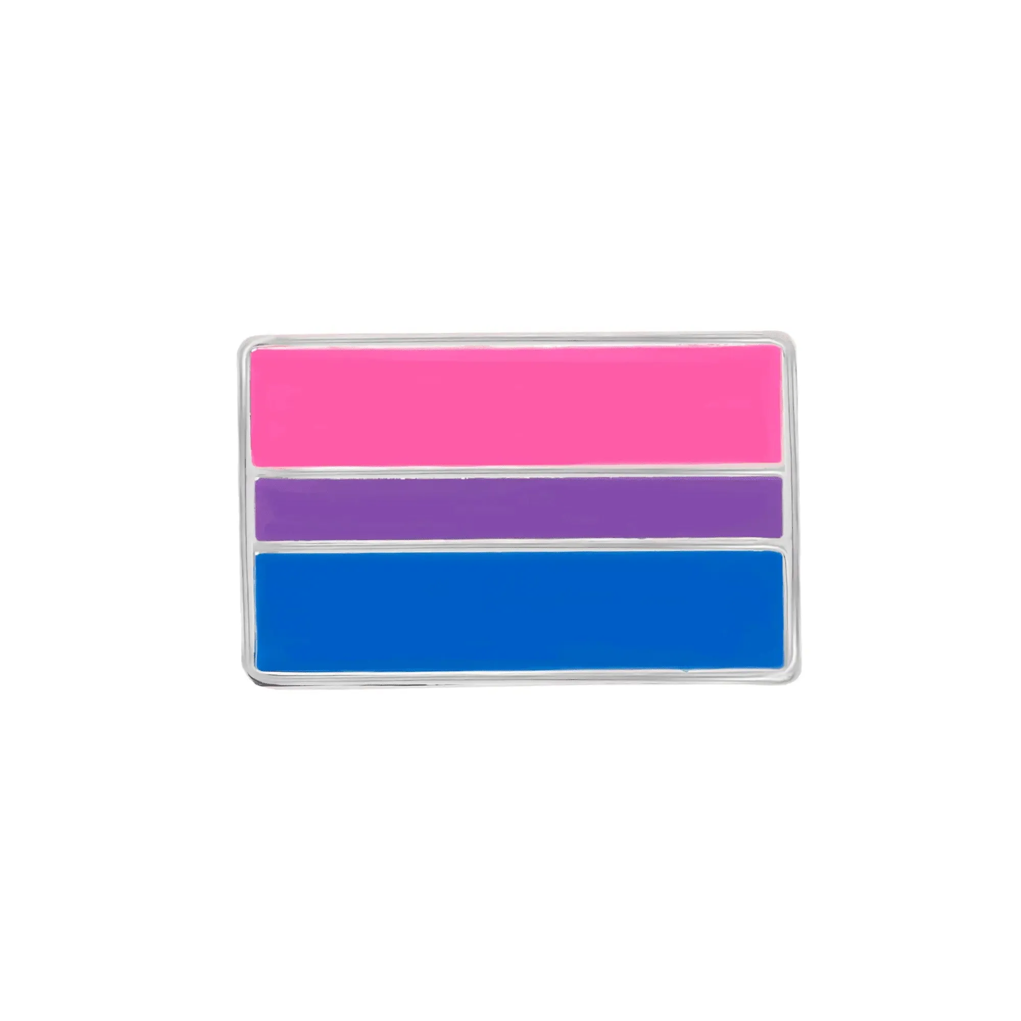 Rectangle Bisexual Flag Pins