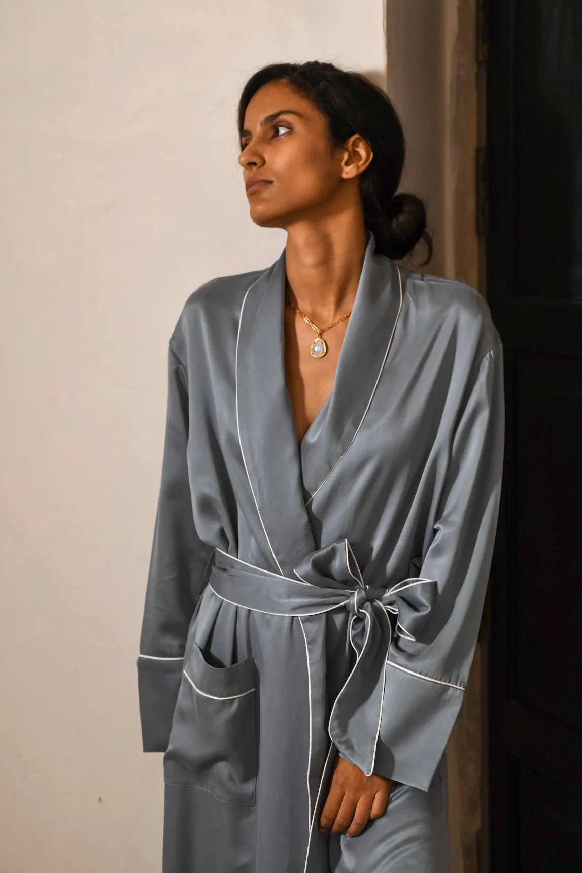 Roller Blue Robe