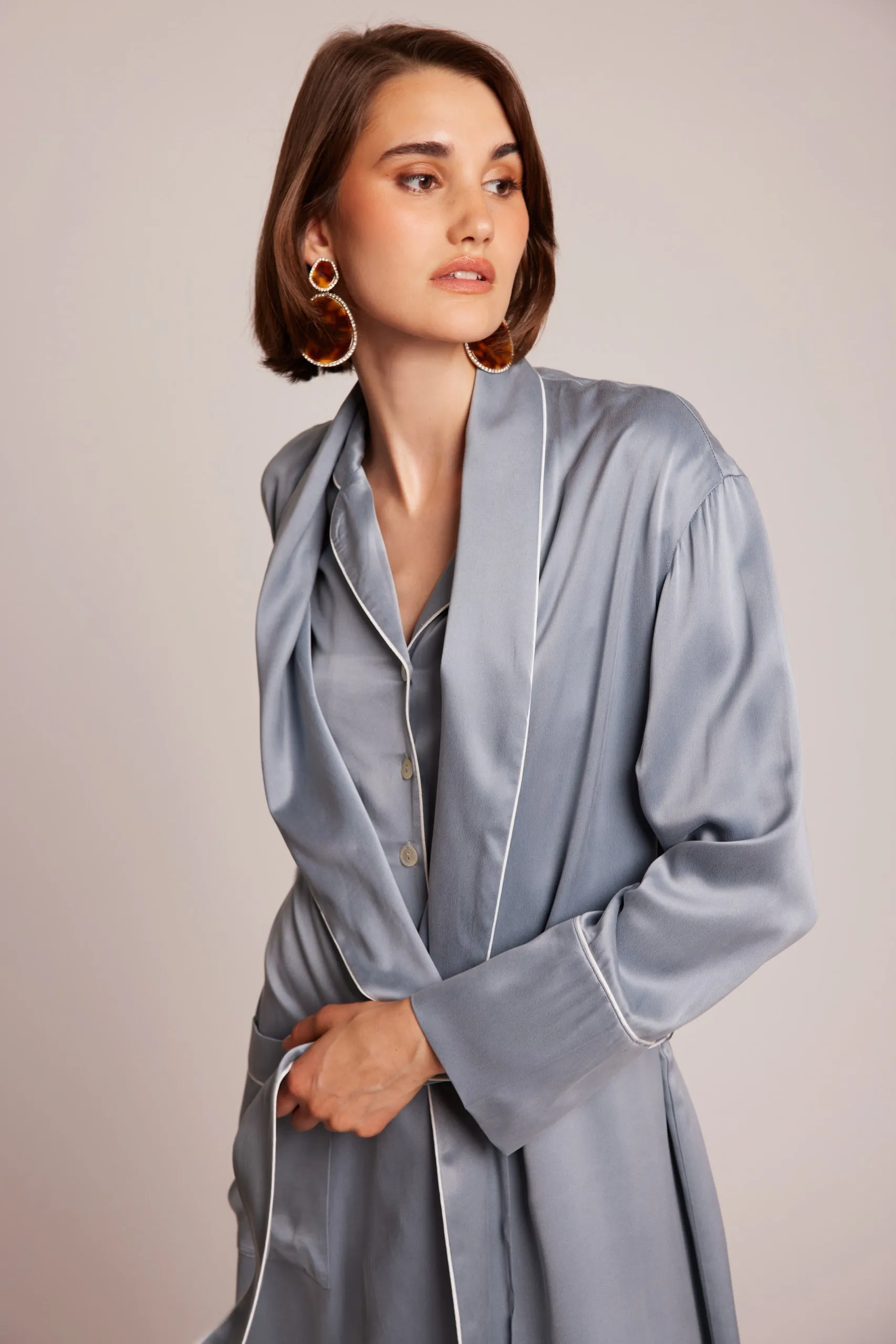 Roller Blue Robe