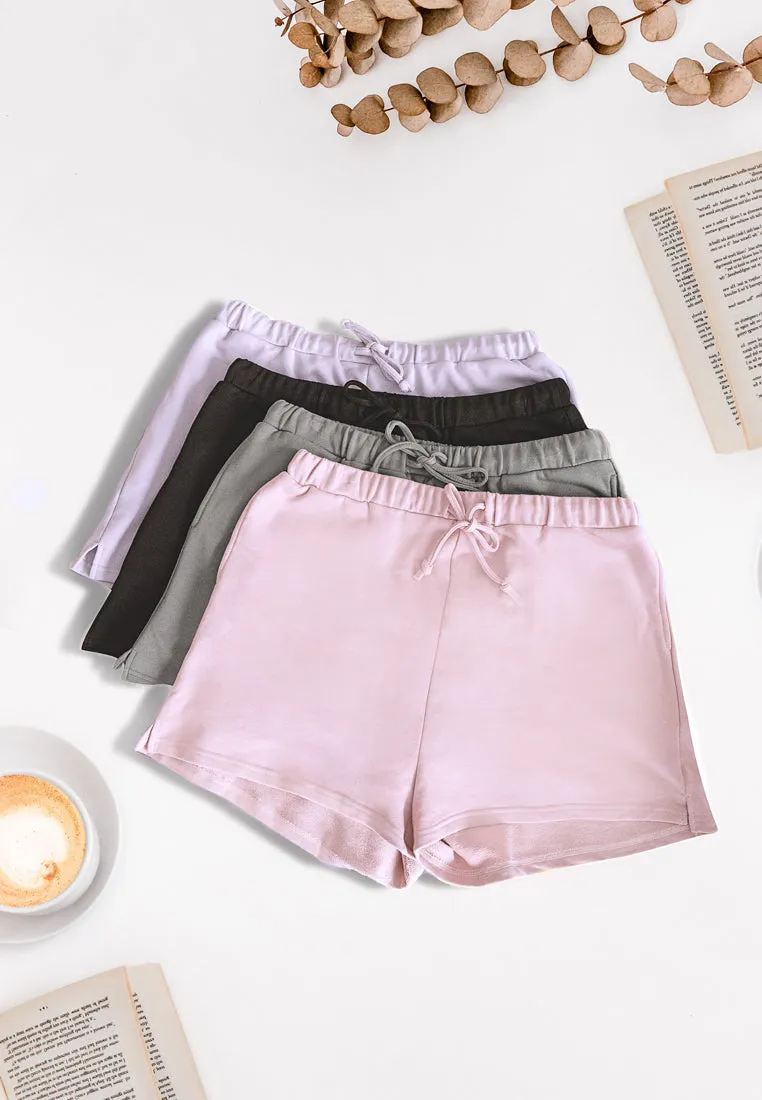 Shona Premium Staycation Shorts - Pink