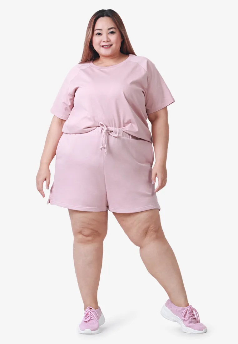 Shona Premium Staycation Shorts - Pink