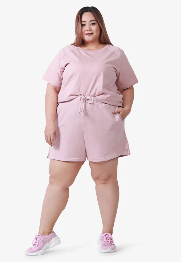 Shona Premium Staycation Shorts - Pink