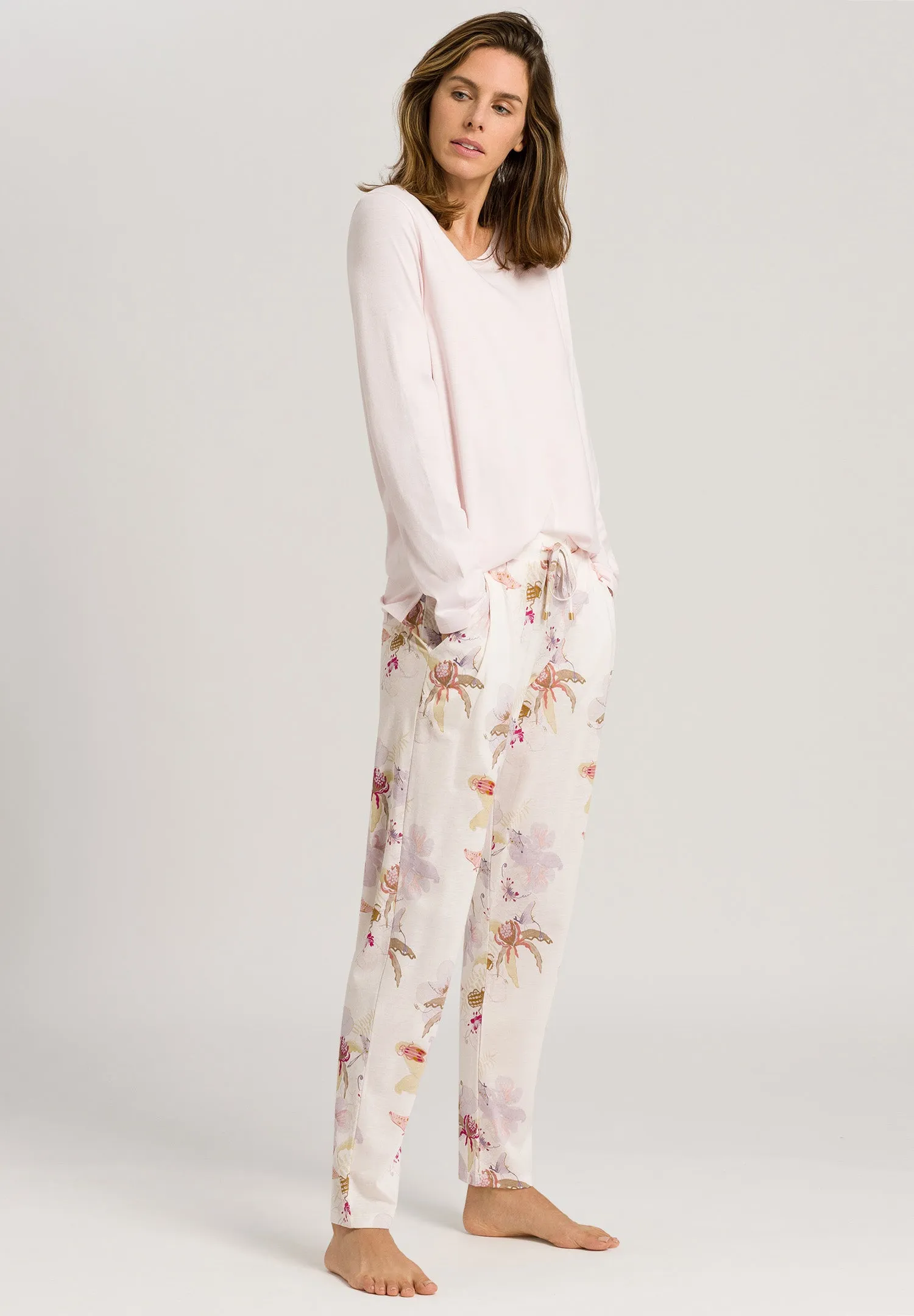 Sleep And Lounge Knit Pants Print | Bustling Garden 77882-2956