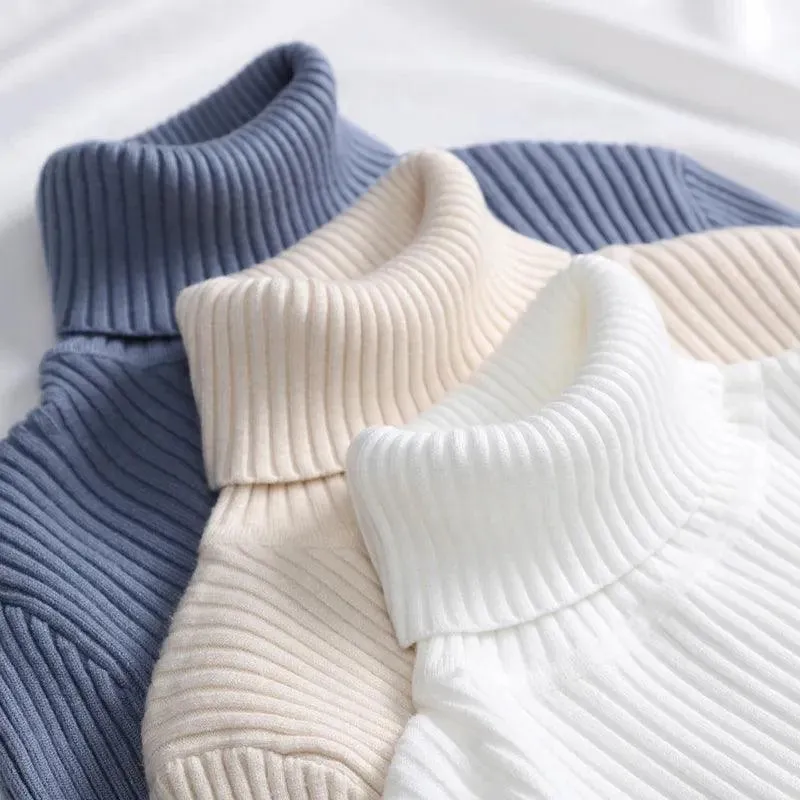 Soft Cashmere Feel Turtleneck Sweater