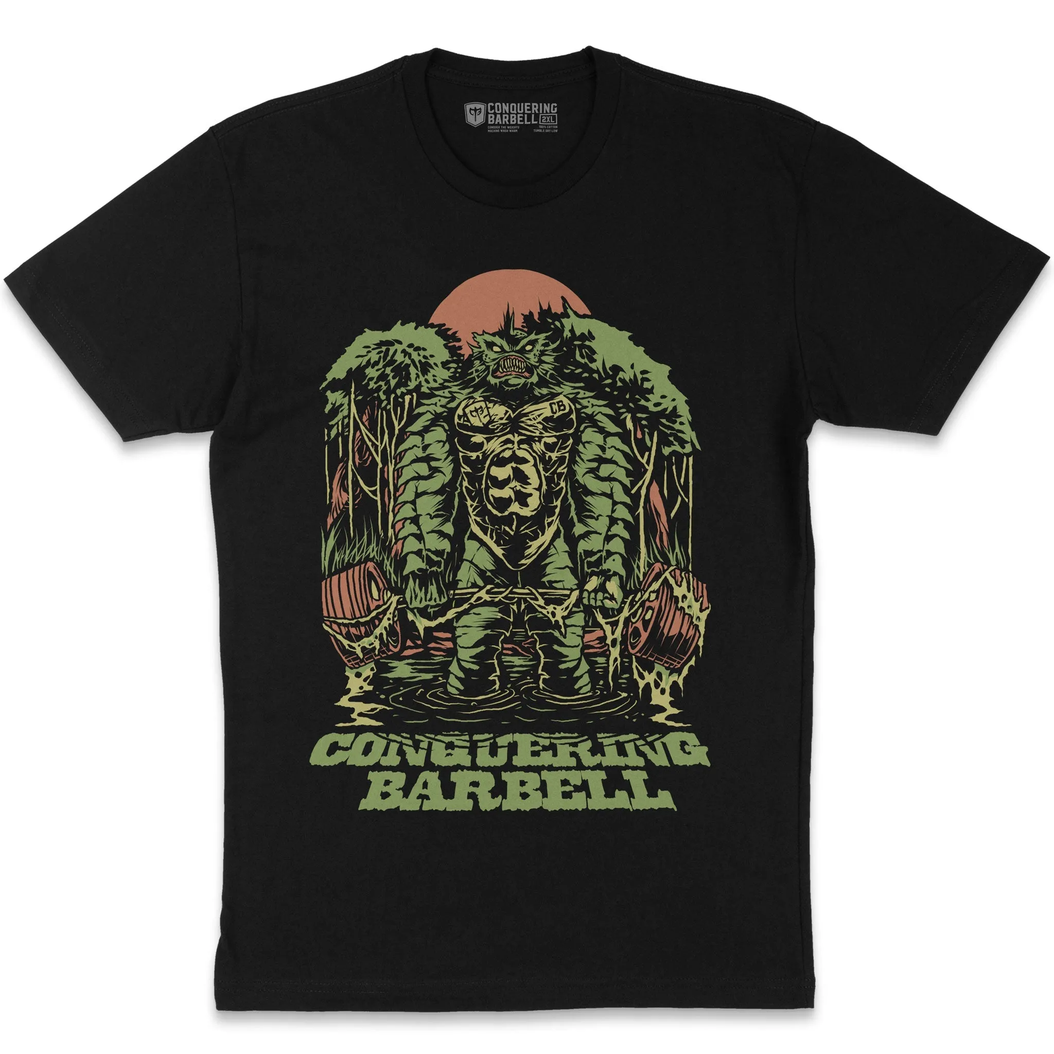 Swamp Monster - on Black Tee