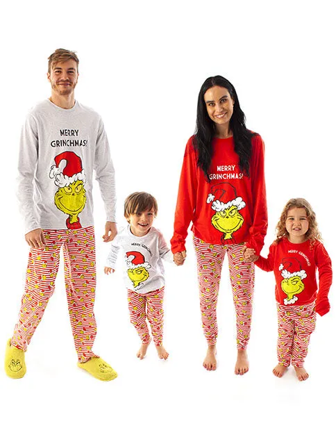 The Grinch Christmas Pyjamas - Family Matching Lounge PJ Sets for Men, Women, Boys and Girls