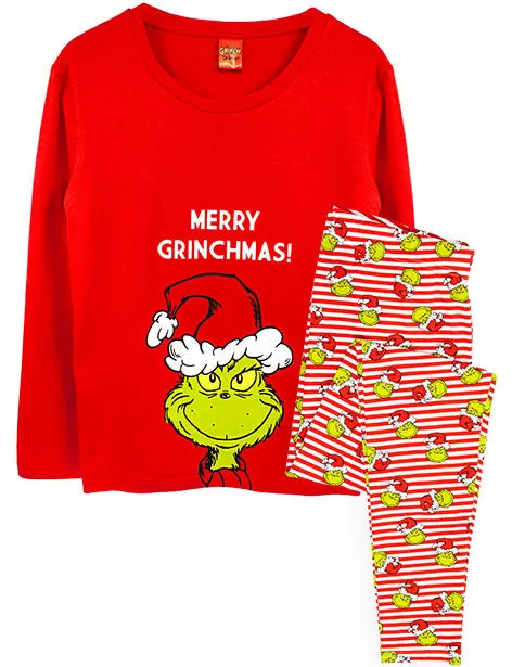 The Grinch Christmas Pyjamas - Family Matching Lounge PJ Sets for Men, Women, Boys and Girls