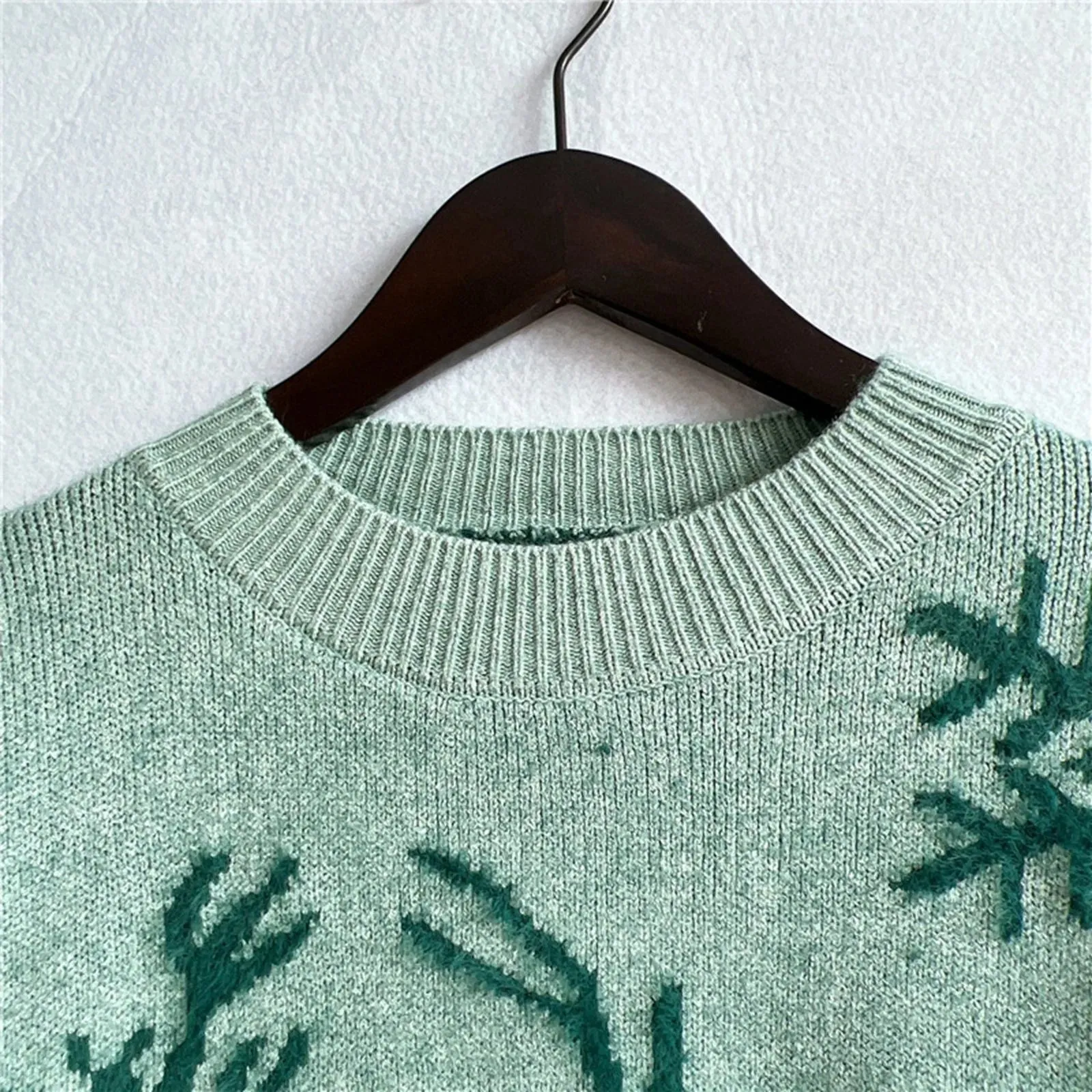 Wenkouban-Christmas Thanksgiving outfits_Warm Casual Pullover All Match Soft Knitted Christmas Sweater